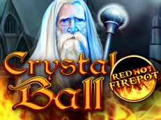 crystal ball red hot firepot