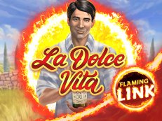 la dolce vita flaming link slot gamomat